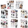Qxwuyazbryl Stray Kids Stickers Set, 16 Pezzi Stray Kids Adesivi, SKZ Adesivi, SKZ Merch Stickers, Photocard Adesivis, Regali per i Fan, per Laptop, Biciclette, Skateboard, Valigie