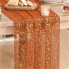 Artoid Mode Garza Tulle Glitter Foil Caramello Oro Runner da Tavolo 70 x 300 cm, Decorazione da Tavolo da Cucina Interni Vacanze Feste Compleanno Matrimoni