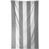 F.lli Zambetti Srl Telo Mare Rigato a striscie spugna cotone jaquard egiziano asciugamano 90x165cm (Grigio)