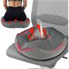 ZXBBTZ Cuscino per emorroidi, in memory foam, rimovibile, dopo l'op, cuscino ortopedico, ergonomico, per emorroidi, ciambella, sedile, per sedia da ufficio, auto