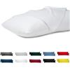 Flowen Federe Cuscini Letto Matrimoniale e Divano 40x145 Set 2 Copricuscini 100% Cotone Jersey Tessuto Morbido Anallergico Antiacaro Traspirante Coppia Fodere Rettangolari Lavabili in Lavatrice