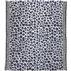 Seamar Telo Mare Matrimoniale Fantasia 100% Cotone Asciugamano 2 Posti 140x165cm Telo Spiaggia Doppio (Maculato Bianco nero)