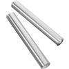 COLLBATH 2 Pezzi Manico Scopino Wc in Acciaio Inossidabile Design Ergonomico, Facile da Installare, Ricambio per Accessori Bagno Argento