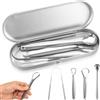 Zhujiehigh 4 Pz Raschietto Lingua in Acciaio Inox, 4 Modelli | Pulisci lingua, tongue scraper, nettalingua in acciaio inox, set 4 modelli. Per igiene orale, alito fresco, unisex.