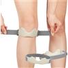 Beugo Fascia per ginocchio rotuleo Cinturino, Fascia regolabile in silicone Ginocchiera, Tutore Ginocchio Rotulea per Palestra, Escursionismo, Basket, Baseball, Pallavolo, 1 Pezzi, Grigio