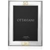 Ottaviani Portafoto 50 Anni di Matrimonio Portafoto di Colore Argento. Dimensioni: 18x24 cm. La referenza è 5015