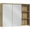 Vicco Specchio contenitore bagno Viola, Cachemire/Rovere artigianale, 100 x 75 cm