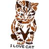 STOBOK Stencil per Disegno Gatto Bianco in Plastica, Riutilizzabile | Sagoma Cava per Matite Colorate e Pastelli, Adatta a Progetti Fai e Lavoretti Creativi