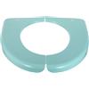 STOBAZA Sedile WC Portatile Pieghevole in Plastica, Copriwater Morbido per Adulto, Dimensione Adattabile a Vari WC, per Viaggi, Campeggio e Bagno di Casa