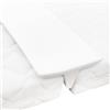 vidaXL Ponte Materassi Singoli Comodo Funzionale Traspirante Ergonomico Durevole Lavabile Pratico Cuscino Materassino Fascia Riempi Spazi Bianco