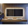 A ARTFORMA Personalizza Controluce LED Specchio - su Misura - con Interruttore e Accessori Neutro - Freddo Bianco 150x100 L01