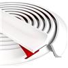 JNYUTEEN 200 cm / 78.7 Pollici Barriera Antiallagamento Doccia, Fermacqua Doccia in Silicone Autoadesivo, Soglia Doccia Barriera Acqua per Cucina Bagno Doccia e Piano di Lavoro