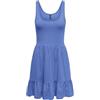 Only Short Dress Onlbloom Life S/L-Abito Corto Jrs, Blu Oltremare, XL Donna