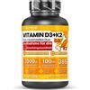 Phytoprime spa Vitastrong Vitamina D3 + K2 - Favorisce la salute delle ossa e l'assorbimento del calcio - Contribuisce alla funzionalità muscolare e immunitaria