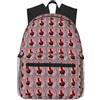 Tamiger Red Chicken Print Unisex Leggero Casual Comfort Zaino Quotidiano Lavoro Viaggi Escursioni Pendolari