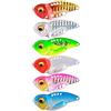 Generic XILILHC 6 PZ/Lotto Metallo VIB Esche da Pesca 5G 7G 10G Vibrazione Esca for Pike Bass Trota Wobble Artificiale Esche Dure Spinner Cucchiaio Richiamo