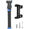 Generic Piccola pompa per bicicletta, gonfiatore manuale compatto ad alta pressione, 4,5 x 2,8 x 20,9 cm, portatile e leggero, strumento per ciclismo su strada, corsa, viaggi, campeggio, pendolarismo