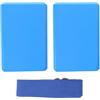 YOSADIER Set di Accessori per Yoga Fitness Bande Elastiche Blu in Eva, Alta Resistenza e Superficie Antiscivolo, per Esercizi Pilates e Allenamenti a Casa
