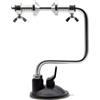 USHOBE Avvolgitore di Filo da Pesca in Metallo Argento Supporto Multi Rotazione e Smontabile, Accessorio per Carpfishing e Pesca alla Trota