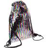 JOINPAYA Sacca da Ginnastica Chiusura a Coulisse in Poliestere Design a Paillettes, Grande Capacità e Trasporto Comodo per Shopping e Hiking