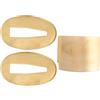 Ciieeo Protezione per Katana Giapponese in Ottone Oro 3x2,7x1cm, Ricambio Retro per Riparazione e Esposizione Montaggio Preciso e Assemblaggio senza Giunture