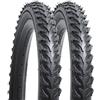 YUNSCM 2-PCS 16 pollici bicicletta pneumatici 16x1.75/47-305 Compatible with Montagna bicicletta 16x1.75 bambino pneumatici(Y-521)