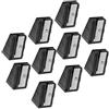 Generic Confezione da 10 Accessori per Stecche da Biliardo, Facili da Trasportare, per Appassionati di Biliardo, Dimensioni 9-14 Mm (Black)