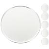 CRAFTHROU 6 Pezzi Marcatore di Palline da Golf in Ferro Argento con Diametro Standard 25mm e Donne, Accessori Comodi per Segnare la Posizione della Pallina da Golf