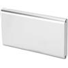 Spacnana Custodia per Strumento in Lega di Alluminio con Ossidazione a Sabbiatura Argento 13x61x100mm Custodia Impermeabile in un Unico Pezzo per Scheda di Circuito Decodificatore GPS Attrezzatura