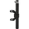 Generic Mini Pompa da Bicicletta Durevole 160PSI Telescopica per Bici da Strada e Mountain Bike, Adatta per Valvole Presta e Americane in Lega di Alluminio (BLACK)