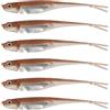 GMBYLBY 6 Esche galleggianti in Silicone Morbido Esche da Pesca con a Forcella Esche Artificiali morbide Esche da Pesca Esche Artificiali durature