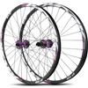 HWEVDHJ 24 26 27.5 29 Pollici Set Di Ruote Per Mountain Bike Cerchione In Alluminio 32H Ruote Mtb Perno Passante 15 * 100mm/12 * 142mm Freno A Disco 7-12 Cassetta Velocità