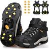 aaiv Ramponi per Scarpe Ghiaccio e Neve con 10 Tacchetti in Acciaio Inox, Catene Antiscivolo per Scarponi da Montagna, Trekking e Trail Running, Modello 2026 (M)