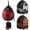 Demlaka 3 sacchi da pallone: 25 × 30 cm, 1 borsa per pallone, borsa da pallacanestro, borsa portatile con coulisse, borsa da basket per pallacanestro, pallavolo, palla da rugby