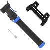 Generisch Piccola pompa per bicicletta, gonfiatore a mano compatto, accessorio per ciclismo, uscita ad alta pressione, design leggero e portatile per ciclismo da strada, pendolari, uso in viaggio, 4,4 x 2,8 x