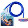 Generic Tubo respiratorio per immersioni subacquee, tubo di respirazione pieghevole per allenamento subacqueo, facile respirazione, boccaglio leggero a tubo singolo, per pesca subacquea, attrezzatura da