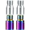 Kivivaka Coppia di estensori per pedali bici da 20 mm e triciclo, in acciaio al cromo con etichette LR, Comfort Ride