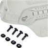 Generic Set 4 Viti for Guida Casco, Viti e Dadi in Acciaio al Carbonio for Rail Arc Casco Airsoft Stile Mich