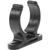 JEWEDECO Fascetta Reggitubo in Nylon Nero per Tubo da 38-42mm Design Compatto, Presa Salda e Uso Versatile per Accessori Nautici e Hardware per Yacht