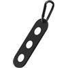 Tufgo Supporto per stecca da biliardo in alluminio per filettatura da 12 mm, con fibbia, colore: nero