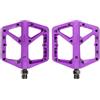 TEHAUX Pedali Antiscivolo Bici Acciaio in Montagna da Nylon per Design Cavo 1 Paio di Pedali Flat Leggeri per Bici da Strada e Mountain Bike