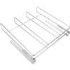 SAFIGLE Porta Design in Argento Bilancia Bagno Inossidabile Acciaio Supporto Muro Elettronica Minimalista per Palestra