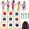 Générique Set di tasche per esterni | Intrattenimento familiare Cornhole interattivo e - Set di gioco di lancio di sacchi di fagioli pieni, per divertimento al coperto campeggio all'aperto, giardino pic-nic