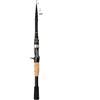 Tufgo Canna da pesca telescopica in fibra di carbonio, portatile, da viaggio, con guide lisce, per acqua dolce e salata, luccio, pesce persico, 46 cm-48 cm