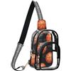 GAIREG Palloni da basket nero trasparente borsa da stadio per unisex