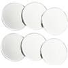 SAFIGLE Marcatori 25mm Palline e 6 in Argento Ferro Pezzi per Golf con Diametro Standard Accessori Golf Pratici per Segnare la Posizione Donne