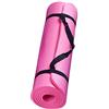 Generisch Fitness - Tappetino sportivo spesso 15 mm, per yoga, allenamento, durevole, piccolo e largo per la perdita di peso (rosso, taglia unica)
