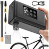 Genérico Pompa per Biciclette Piccola Con Spegnimento Automatico E Luce LED