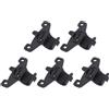 BESTOMZ Supporto Confezione da 5 Pezzi per Pompa Bici in Silicone e Nailon Nero, Facile da Installare, Clip Portatile per Bici da Corsa e Mtb, per Ciclismo