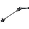 AVXGSONI Falsamaglia Catena Bici Spiedi per Bici da Corsa in Lega di Titanio, sgancio rapido, Leva per Bicicletta, mozzo Ruota Bicicletta sghembo(135mm Red)